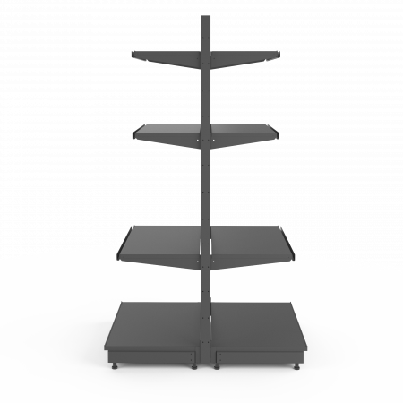 Стеллаж островной сетчатый