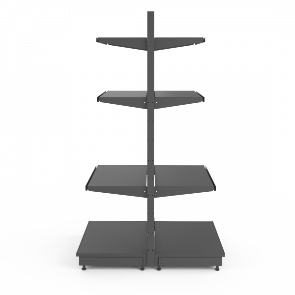 Стеллаж островной сетчатый