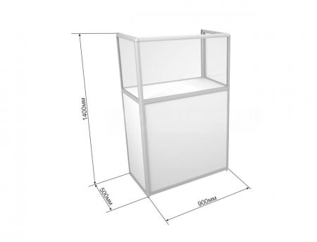 Касса из алюминиевого профиля