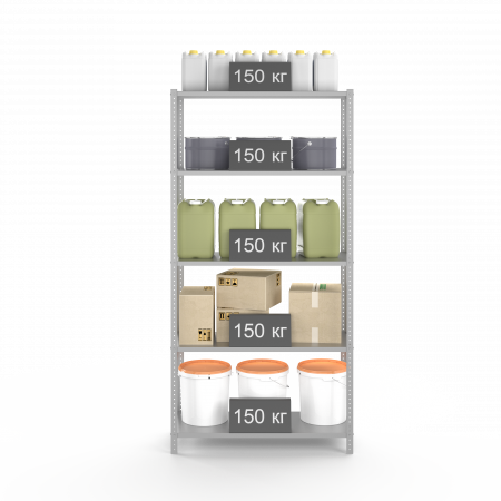 Стеллаж металлический полочный